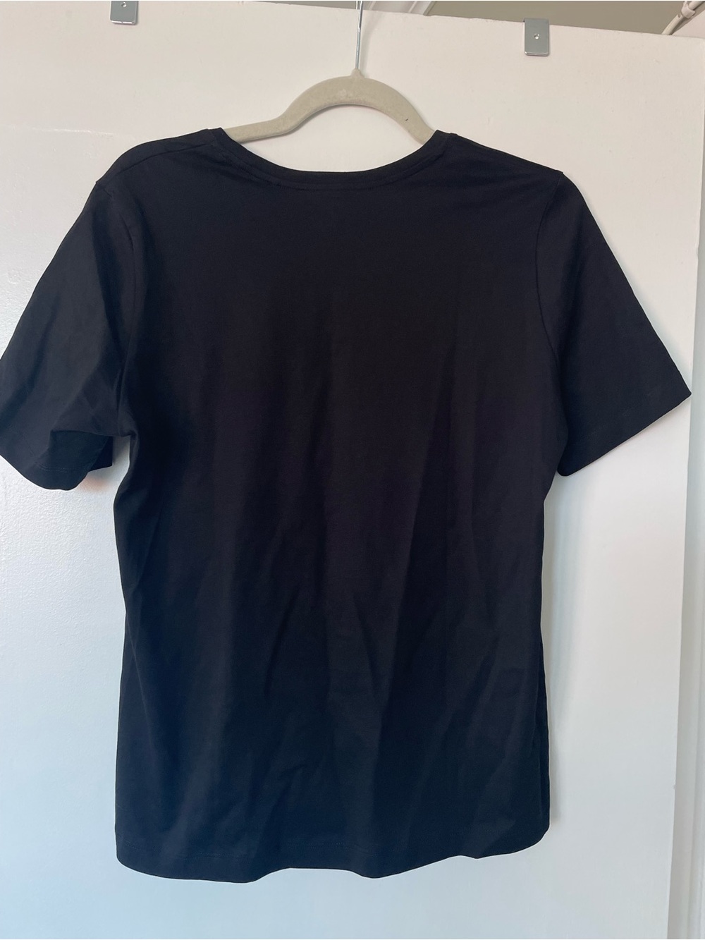 NWT Uniqlo U black boxy tee 100% cotton - Picture 3 of 3